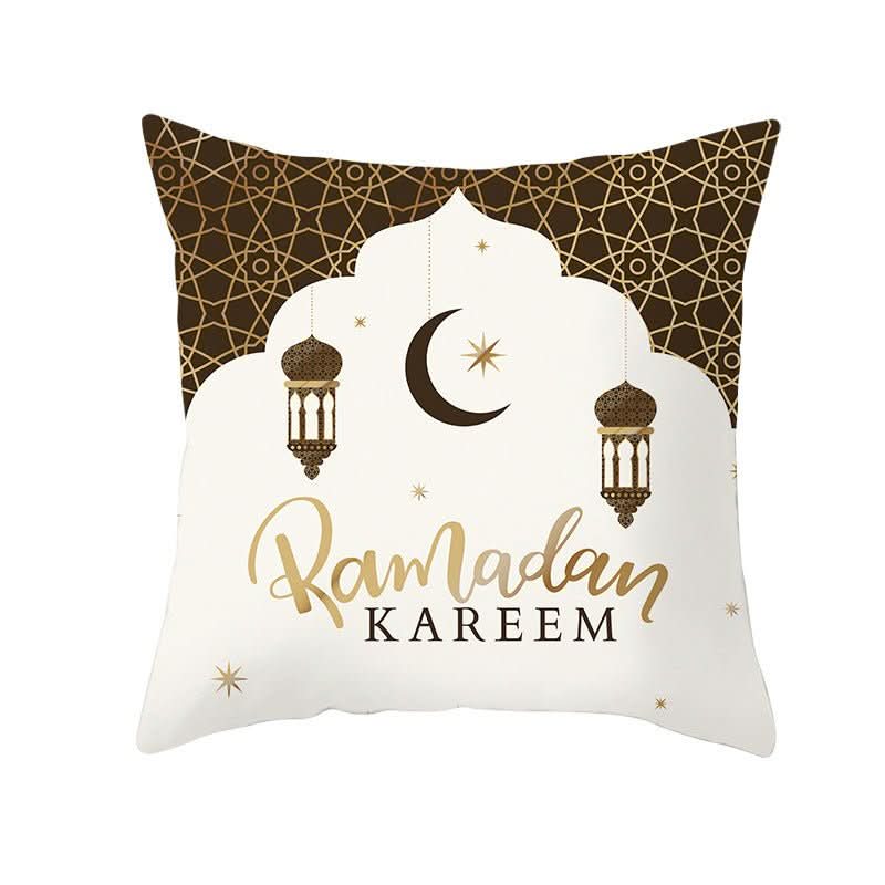 Muslim Halal Ramadan Eid Mubarak Home Decor Pillowcase - Eshtree