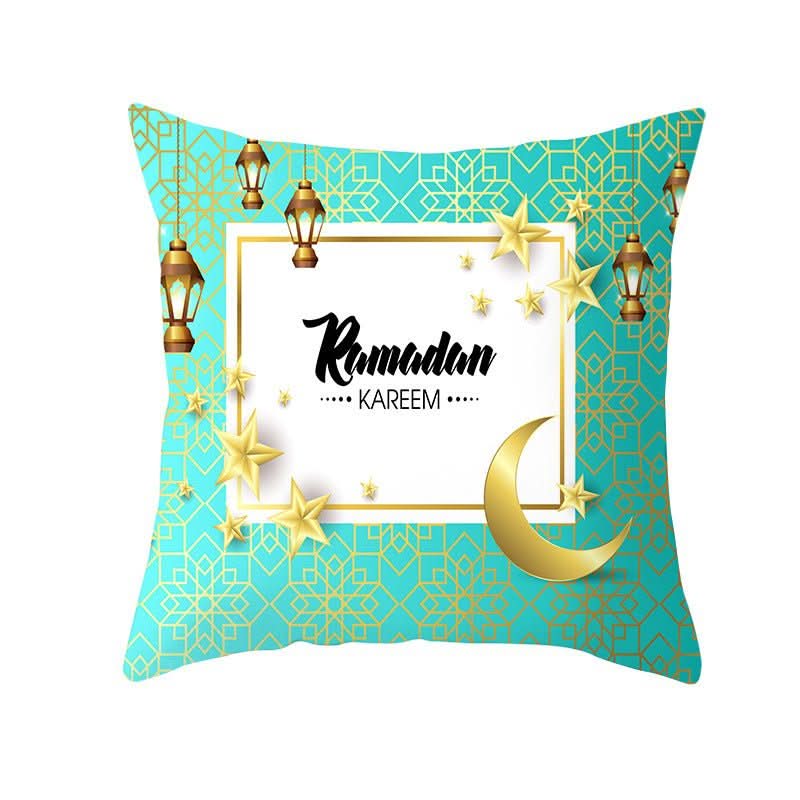 Muslim Halal Ramadan Eid Mubarak Home Decor Pillowcase - Eshtree