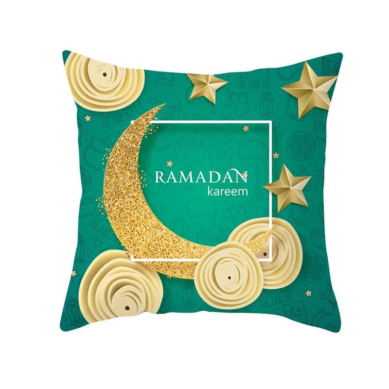 Muslim Halal Ramadan Eid Mubarak Home Decor Pillowcase - Eshtree