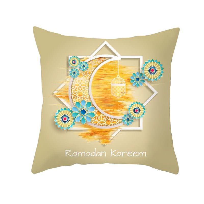 Muslim Halal Ramadan Eid Mubarak Home Decor Pillowcase - Eshtree