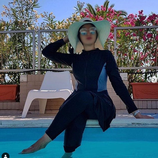 Muslim Swimsuit Women's Three - piece Conservative - Eshtree