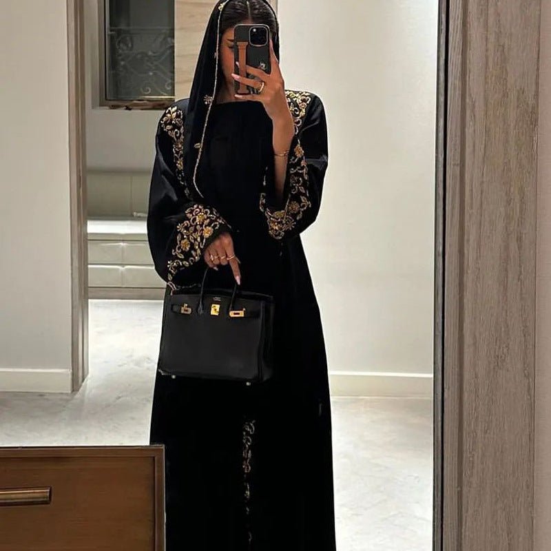 Muslim Women's Wear Long Sleeve Dress - Eshtree