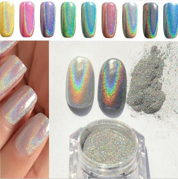 Nail Rainbow Powder Laser Mirror Powder - Eshtree