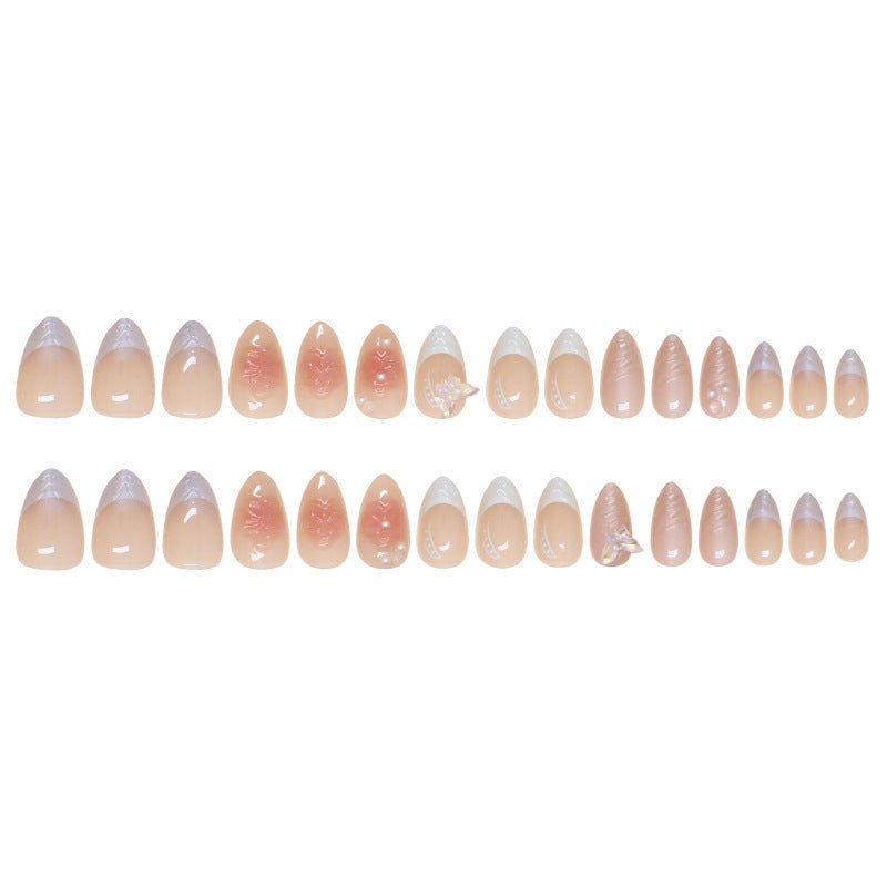 Nail Stickers Removable Nail Butterfly Fake Nails - Eshtree