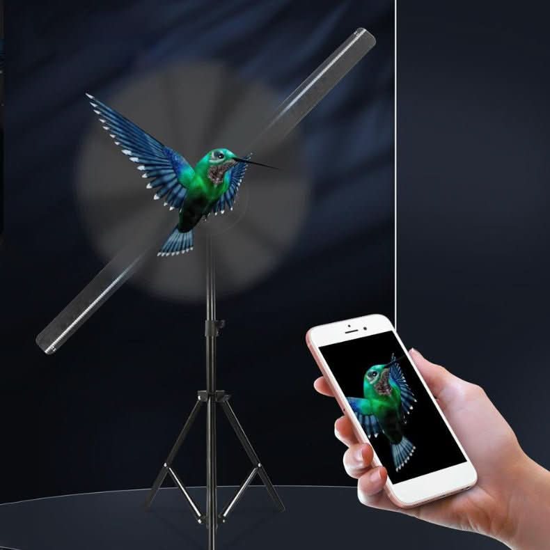 Naked - eye 3D Holographic Projection Suspension Imaging Electric Fan Screen - Eshtree