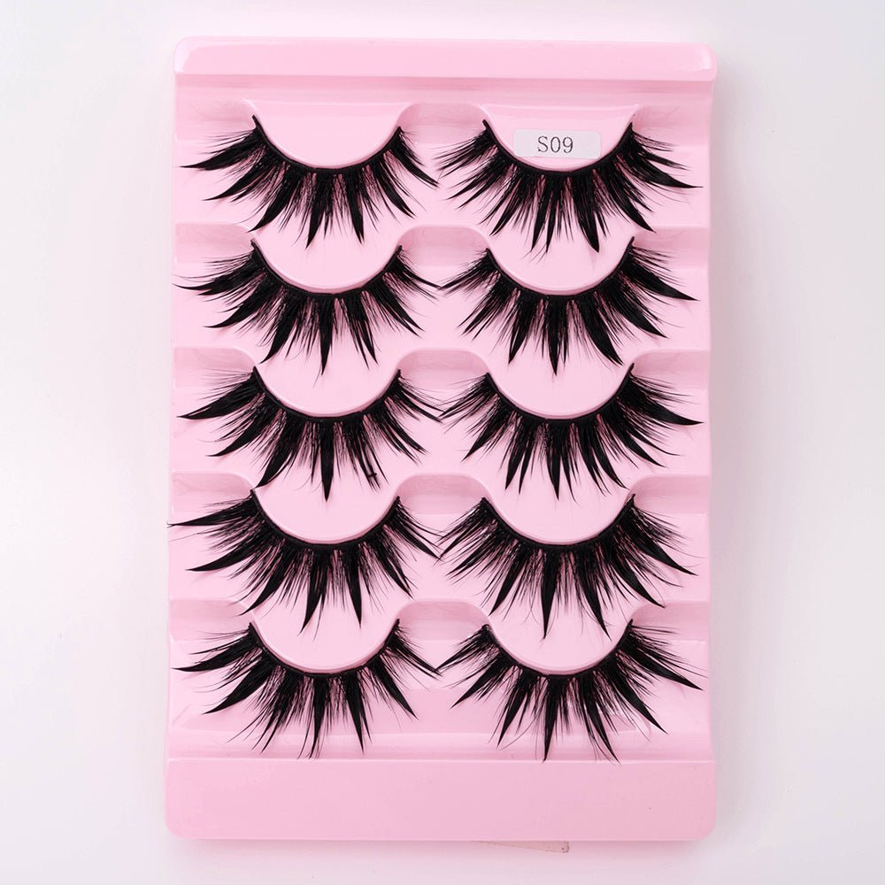 Natural 3D Dramatic Fairy Clusters Manga Lashes Fake Eyelashes - Eshtree