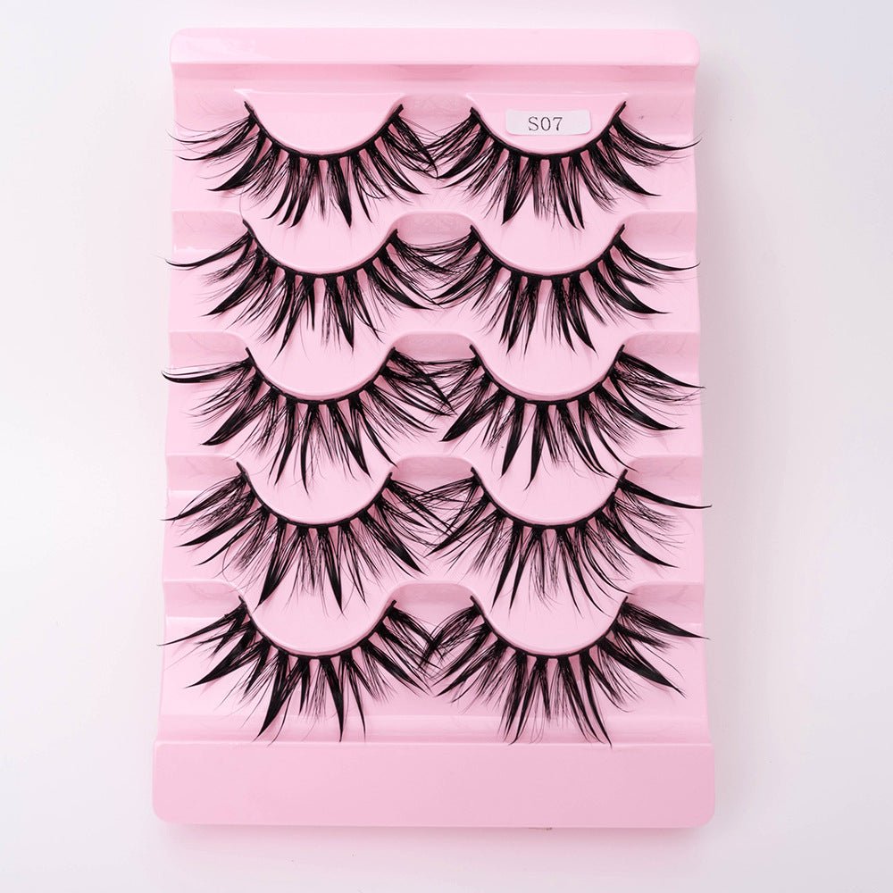 Natural 3D Dramatic Fairy Clusters Manga Lashes Fake Eyelashes - Eshtree
