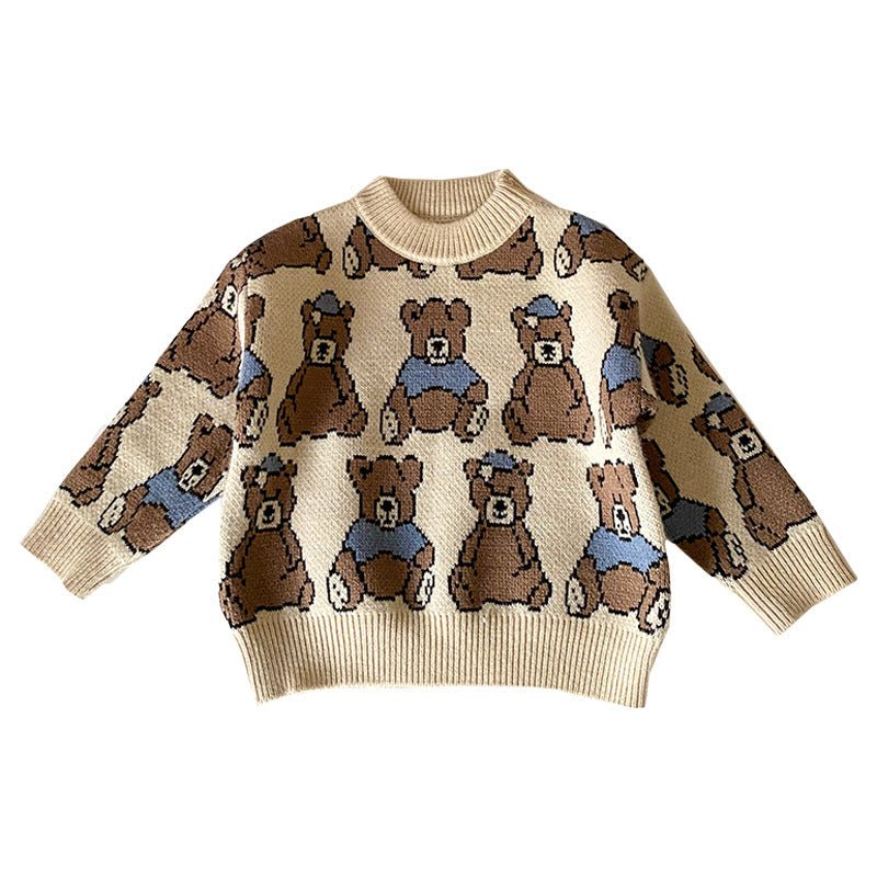 New Children's Clothing Bear Sweater Cartoon Unisex - Eshtree