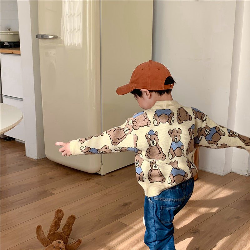 New Children's Clothing Bear Sweater Cartoon Unisex - Eshtree
