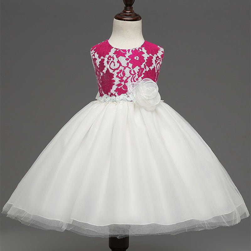 new European girls retro lace dress baby dress skirts wholesale baby full moon4 - Eshtree