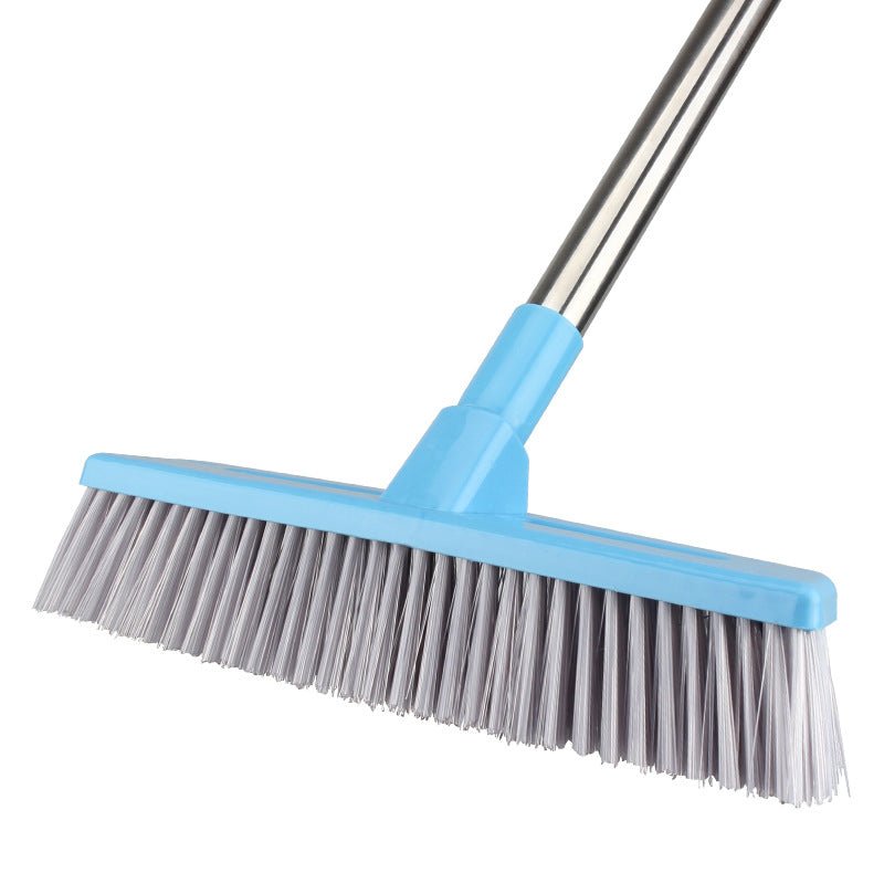 New Extra Long Handle Rubber Bristles Sweeper Squeegee for Pet Cat Dog Hair Fur Broom - Eshtree