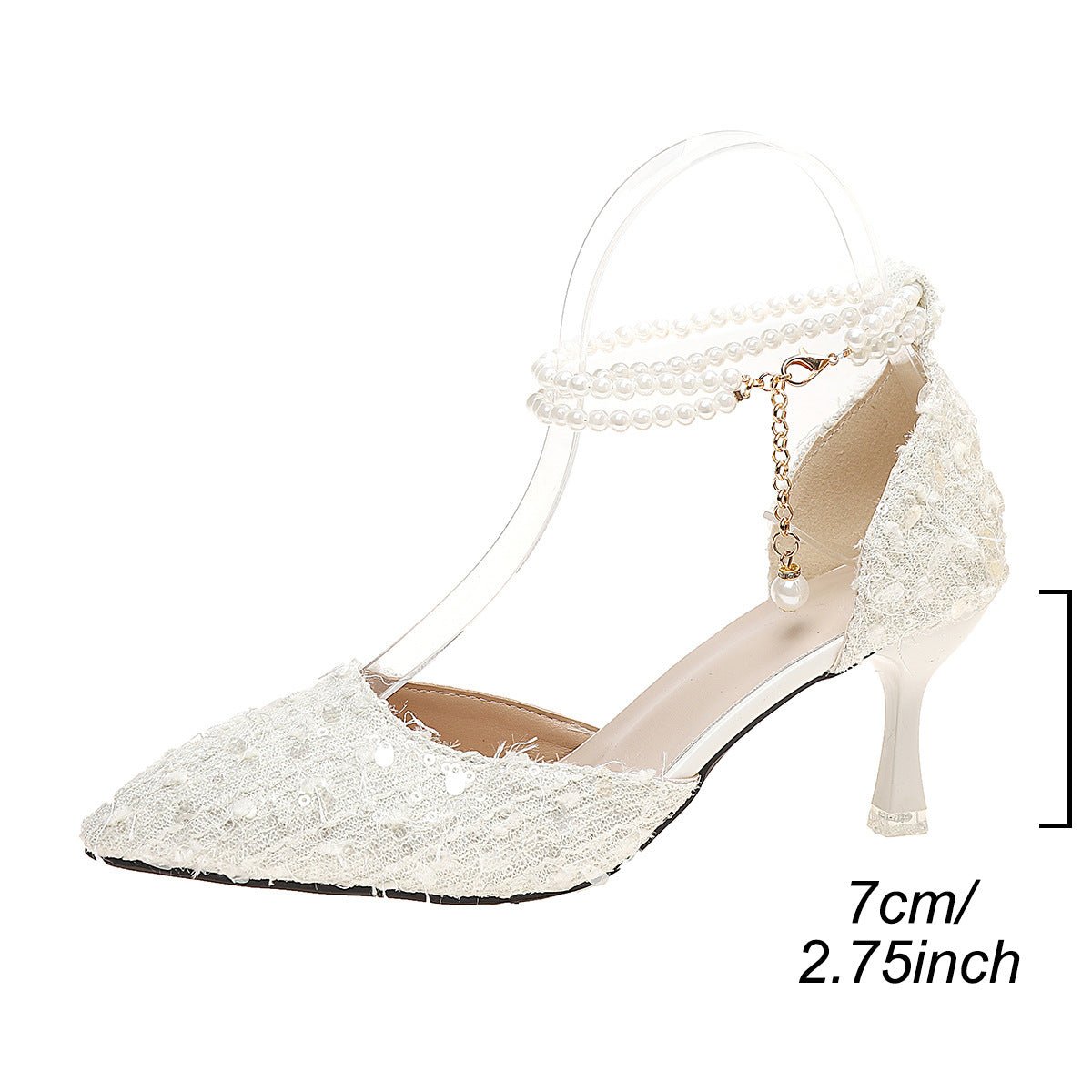 New Pointed Toe Low - cut Bowknot High Heels For Women - Eshtree