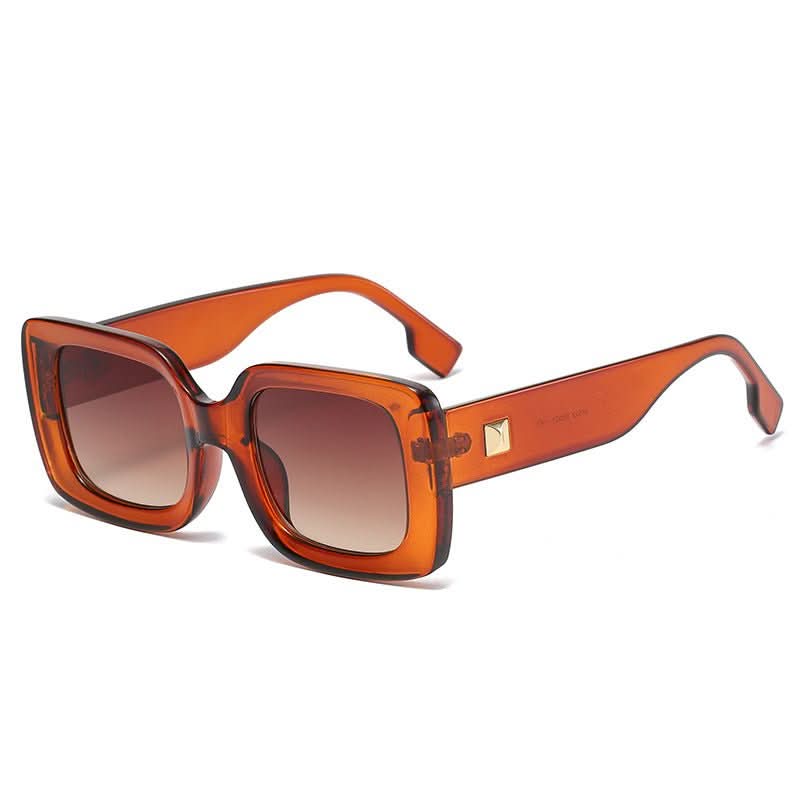 New Retro Square Large Frame Sunglasses Men And Women Trendy - Eshtree