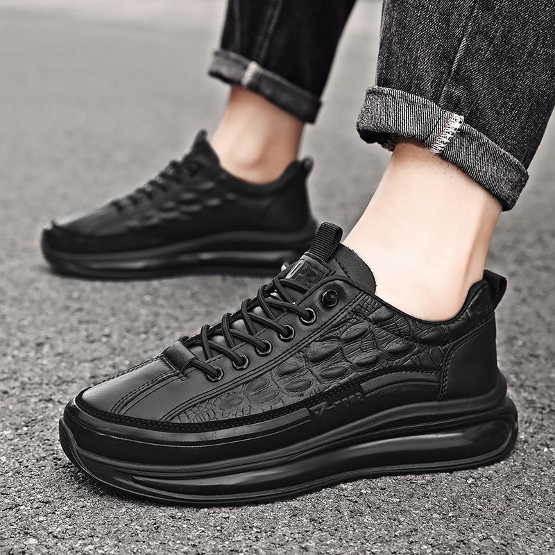 New Springautumn Mens Casual Shoes With Thick Soles - Eshtree