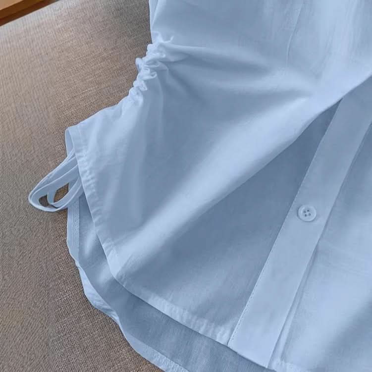 New Stylish Elegant Womens Waist - cinching Shirt For Everyday Commuting - Eshtree