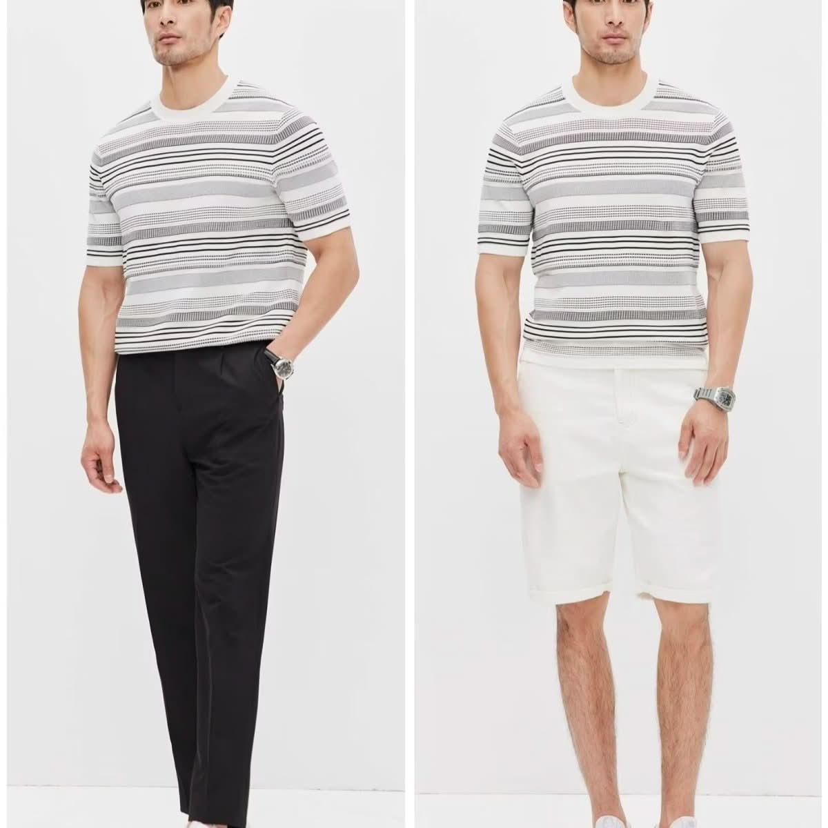 New Thin Short - sleeved T-shirt Men's New - Eshtree