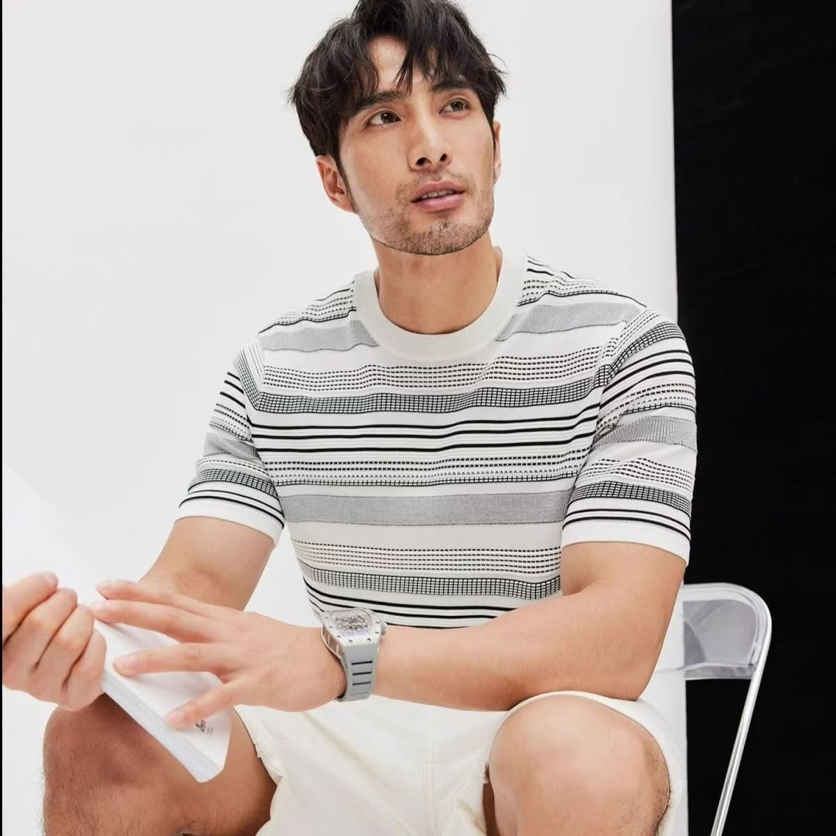 New Thin Short - sleeved T-shirt Men's New - Eshtree