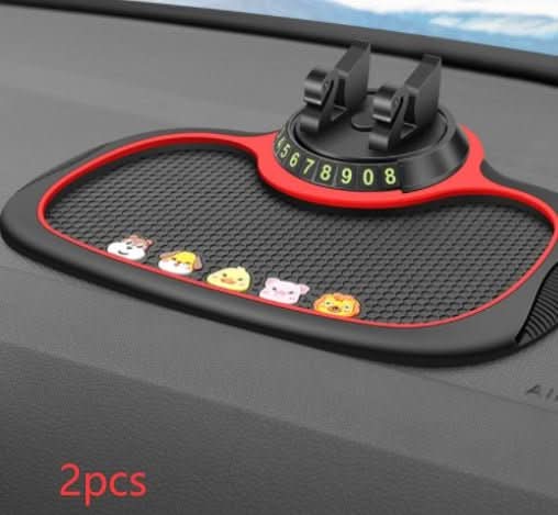Non - Slip Car Phone Pad For 4 - in - 1 Car Parking Number Card Anti - Slip Mat Auto Phone Holder Sticky Anti Slide Dash Phone Mount - Eshtree