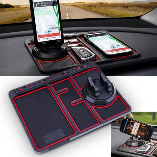 Non - Slip Car Phone Pad For 4 - in - 1 Car Parking Number Card Anti - Slip Mat Auto Phone Holder Sticky Anti Slide Dash Phone Mount - Eshtree