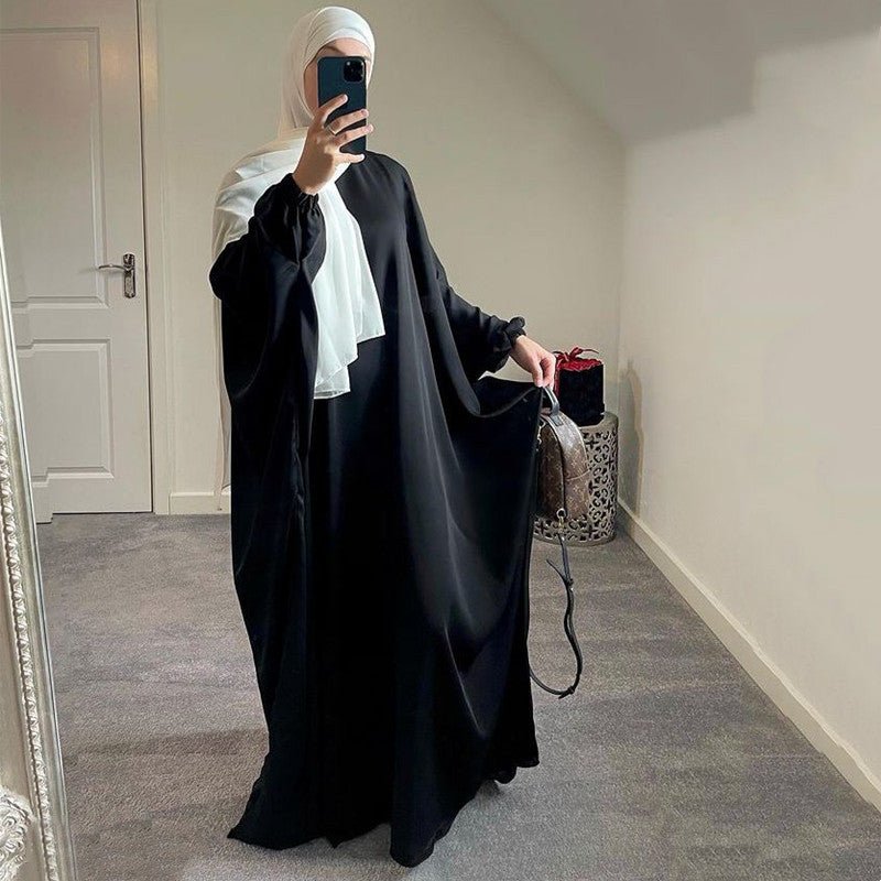 One - piece Solid Color Long Sleeve Prayer Robe - Eshtree