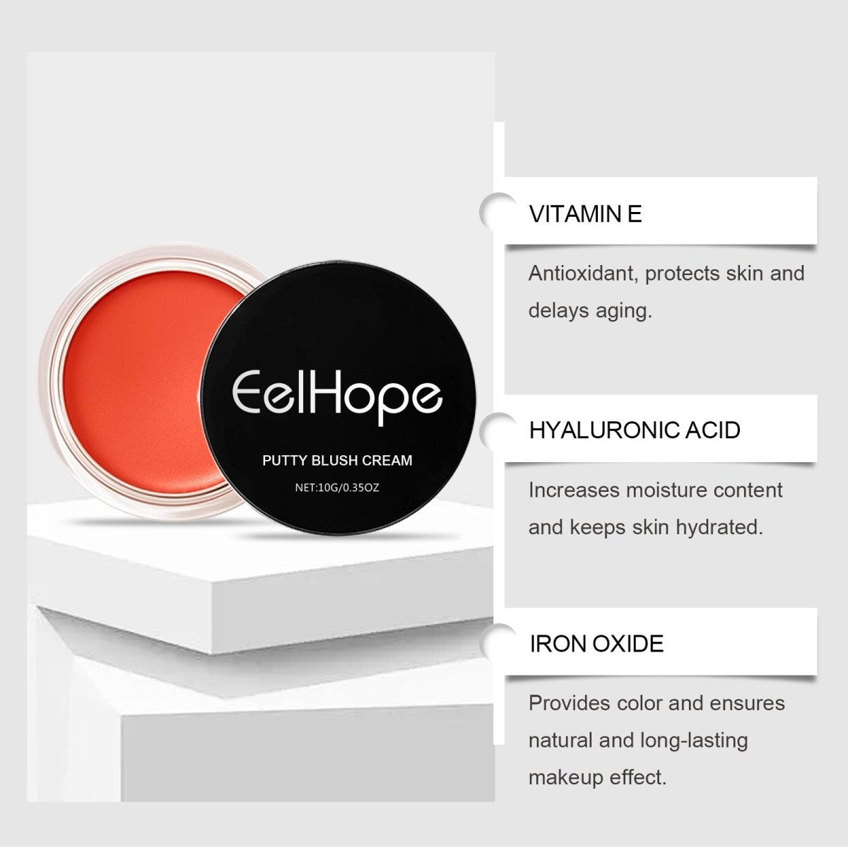 Orange Powder Blusher Mud With Delicate Color - Eshtree