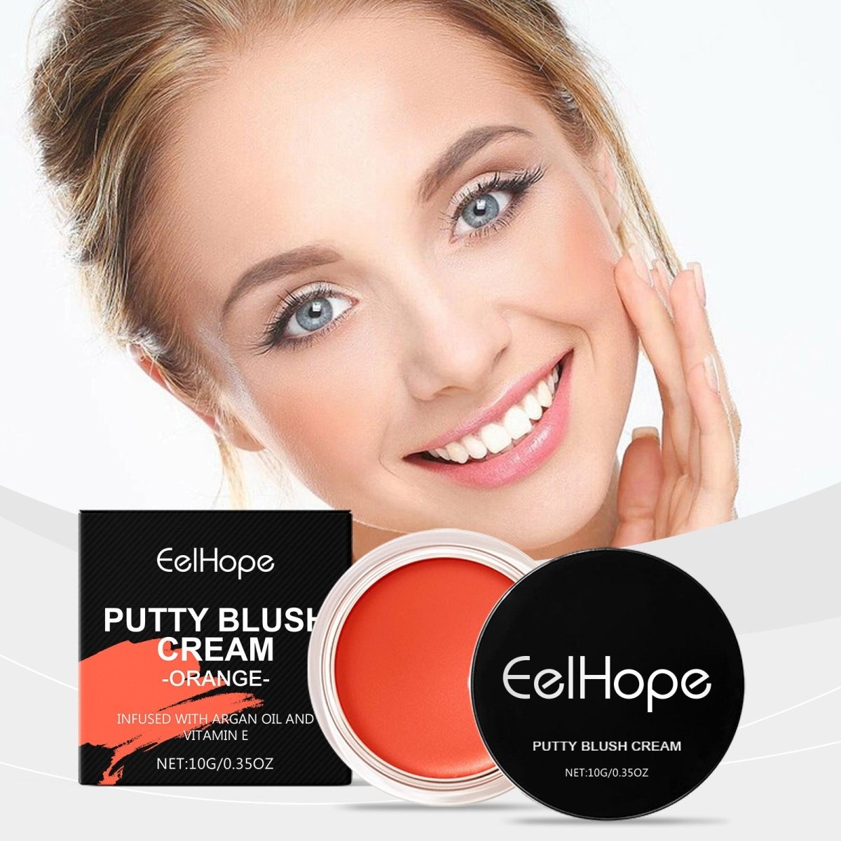 Orange Powder Blusher Mud With Delicate Color - Eshtree