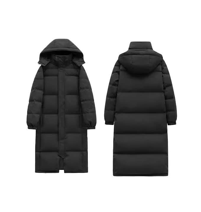 Over - the - knee Padded Down Jacket - Eshtree