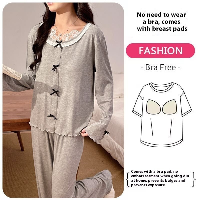 Pajamas Long - sleeved Modal Homewear - Eshtree