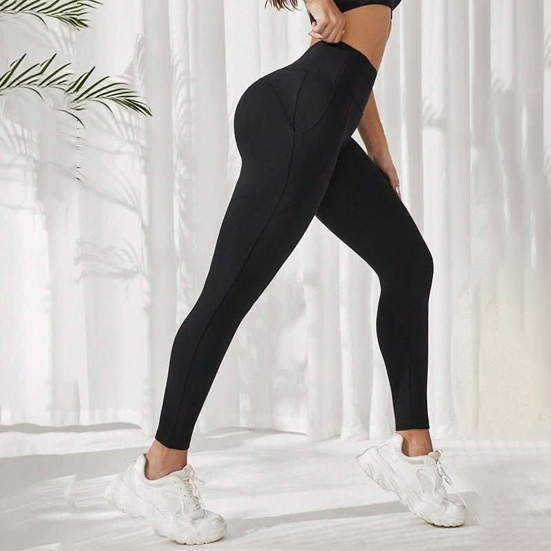 Patchwork High Waist Maternity Pants Women's Hip Lifting Wicking Leggings - Eshtree