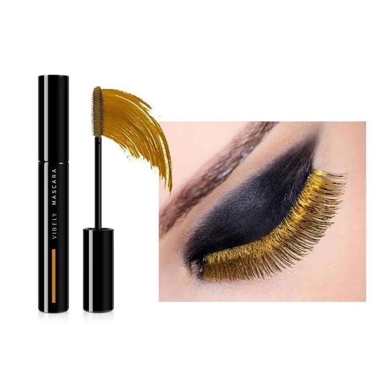 Plump Thick Extension Curling Color Mascara - Eshtree