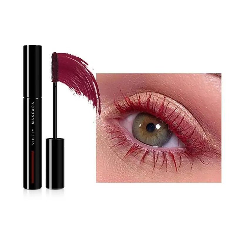 Plump Thick Extension Curling Color Mascara - Eshtree
