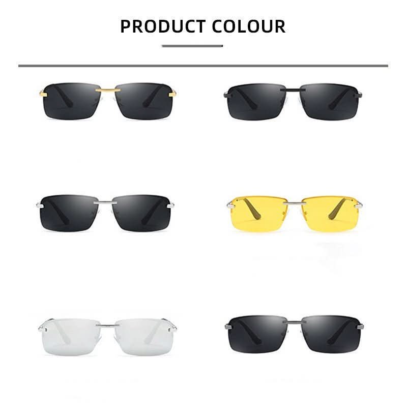 Polarized Sunglasses Frameless For Men - Eshtree