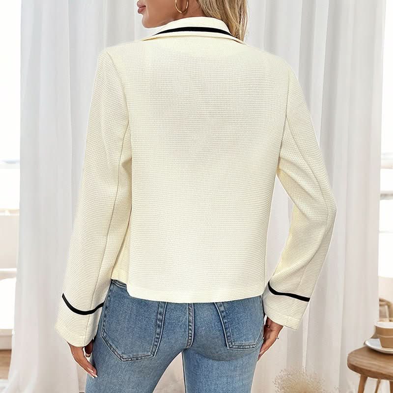 Polyester Women's Autumn Chanel Style Suit Coat - Eshtree