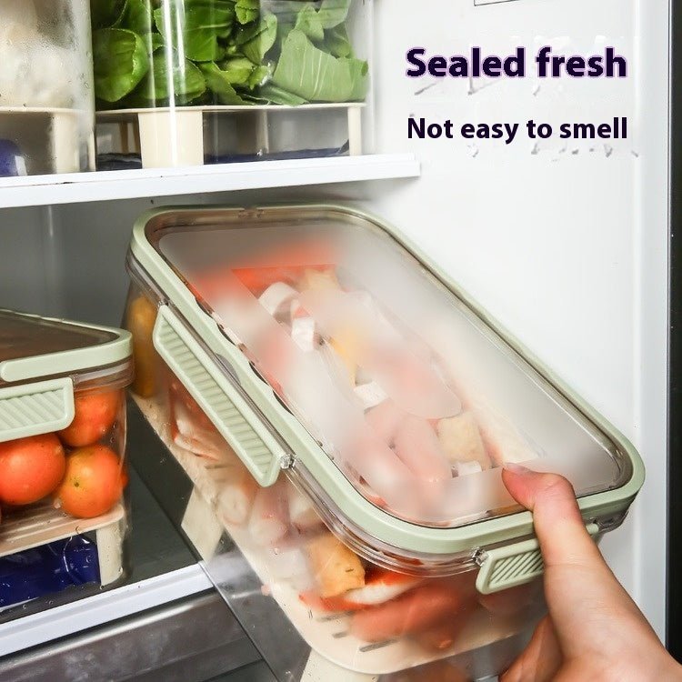 Portable Draining Vegetables Refrigerator Crisper Outdoor Picnic Basket Snacks Fruit Storage Box - Eshtree