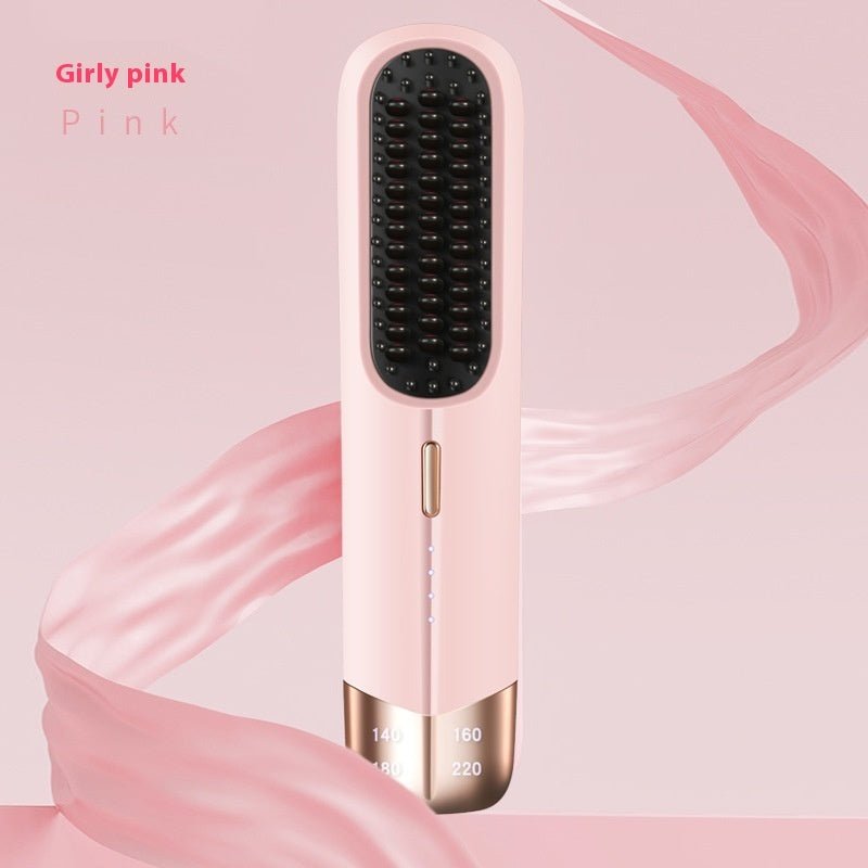 Portable Household Hair Straightener Splint Hair Curler And Straightener Dual - use - Eshtree