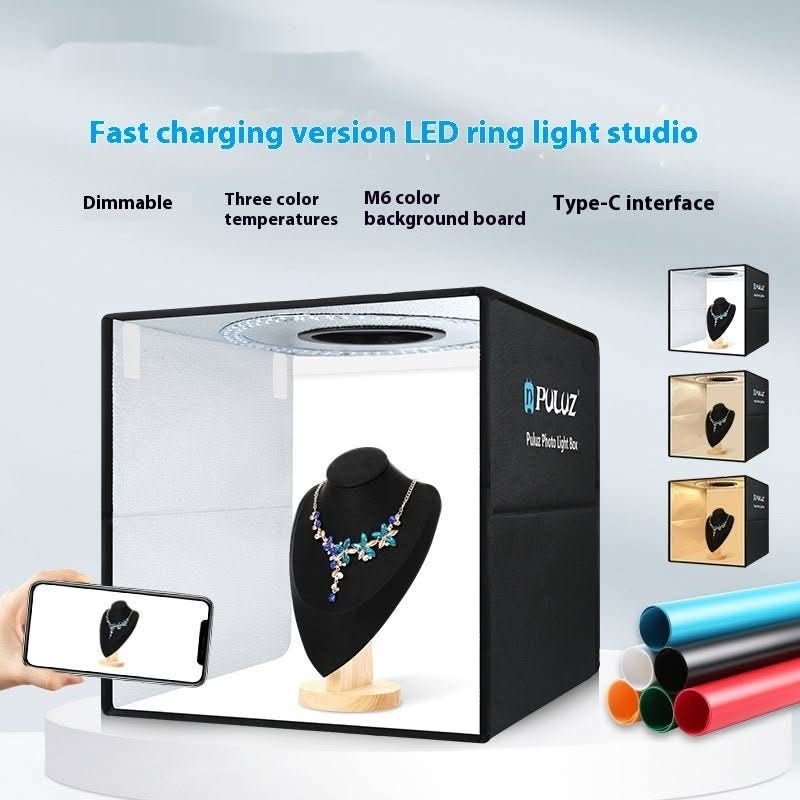 Portable Ring Light Simple Folding Studio - Eshtree