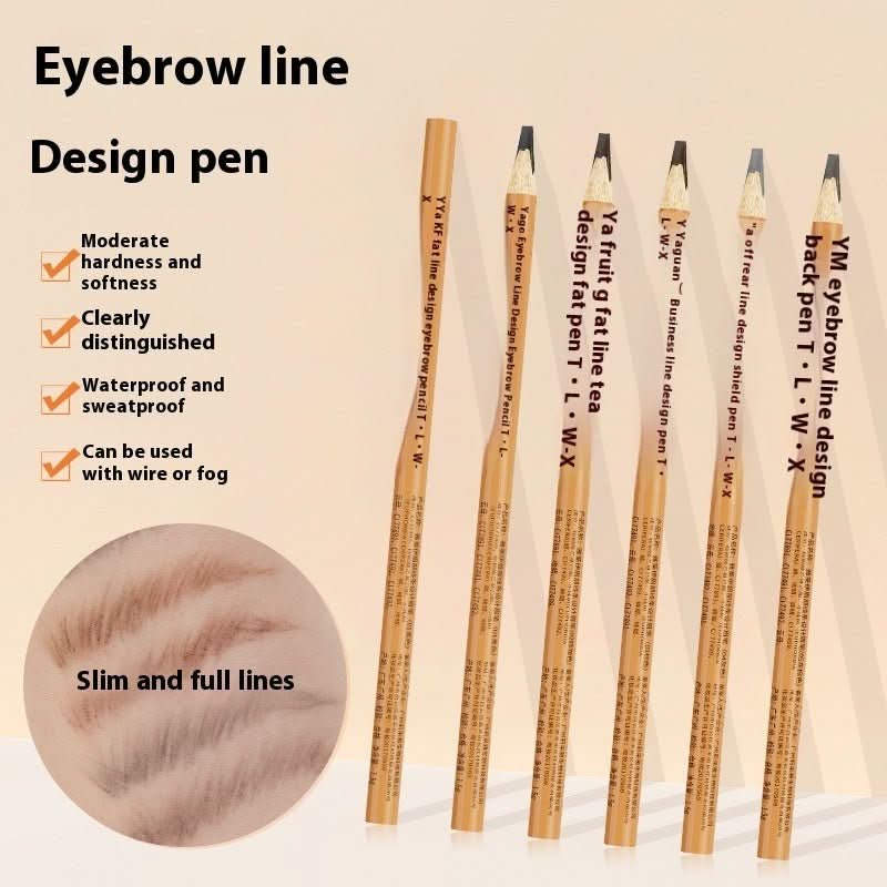 Positioning Eyebrow Pencil Eyebrow Line Design Pen Waterproof Anti - hemp Tattoo Embroidery For Teachers - Eshtree