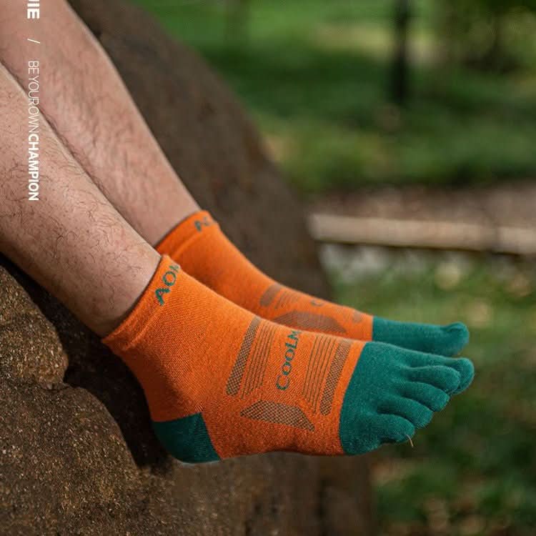 Professional Mid - Calf Five - Finger Running Socks For Outdoor Marathons - Eshtree