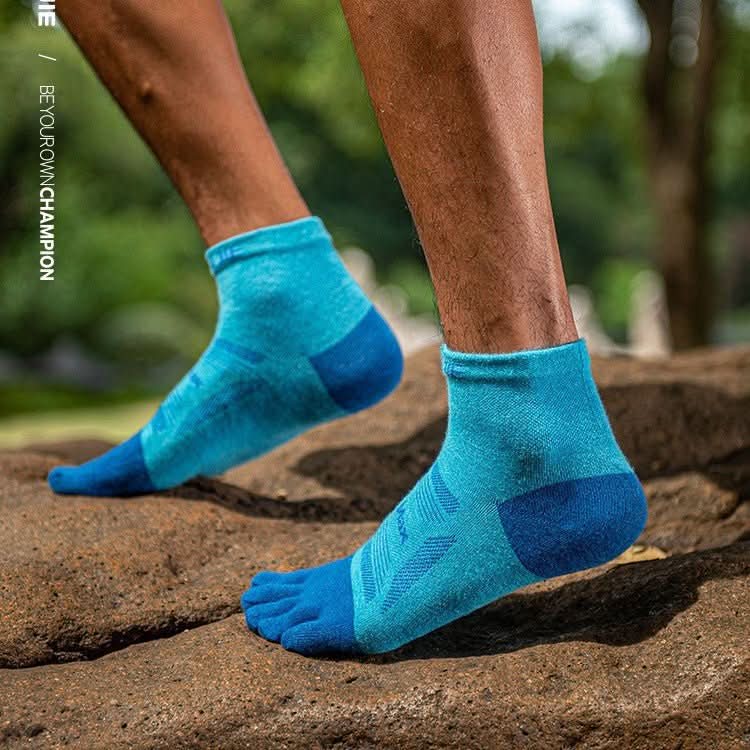 Professional Mid - Calf Five - Finger Running Socks For Outdoor Marathons - Eshtree