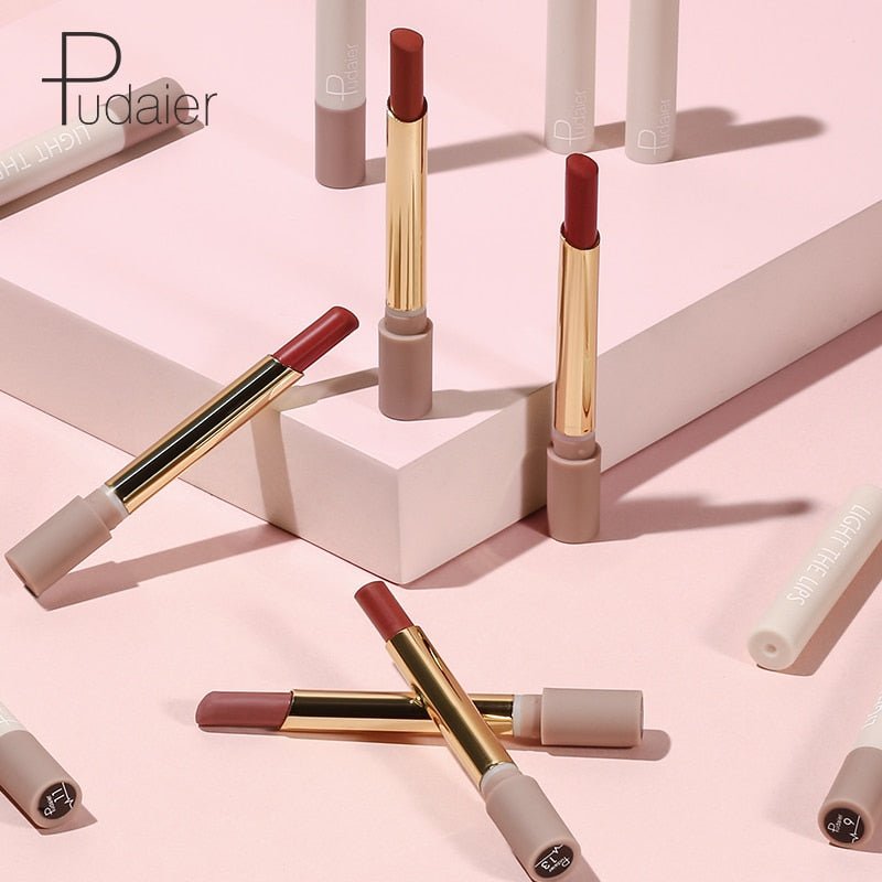 Pudaier16 color cigarette tube lipstick matte matte non - stick cup - Eshtree