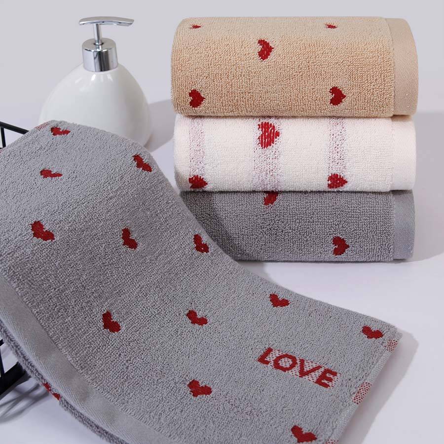 Pure Cotton Couple Embroidery Household Towels - Eshtree