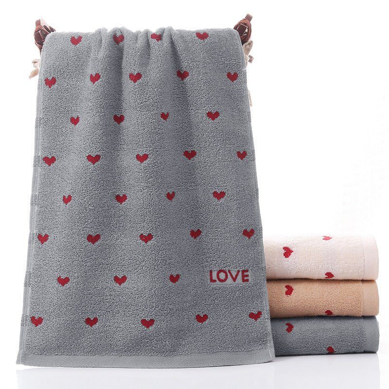 Pure Cotton Couple Embroidery Household Towels - Eshtree