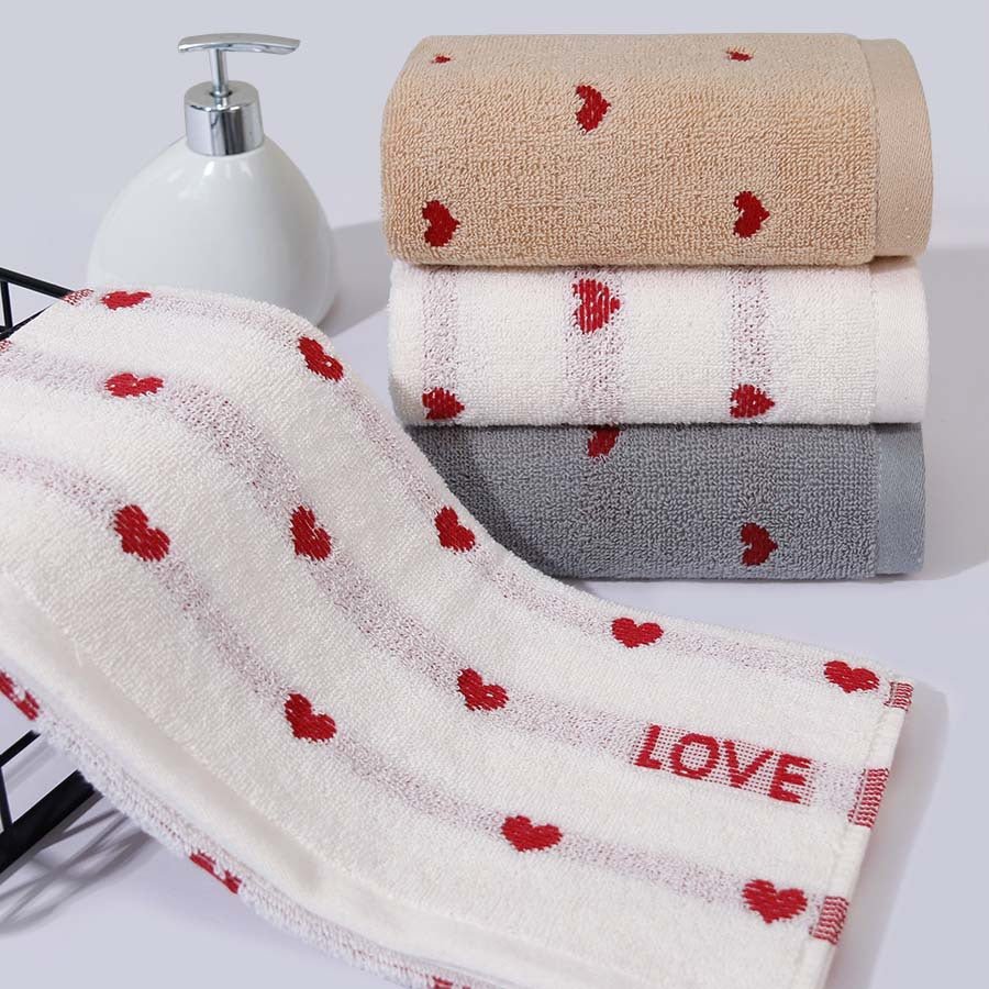 Pure Cotton Couple Embroidery Household Towels - Eshtree
