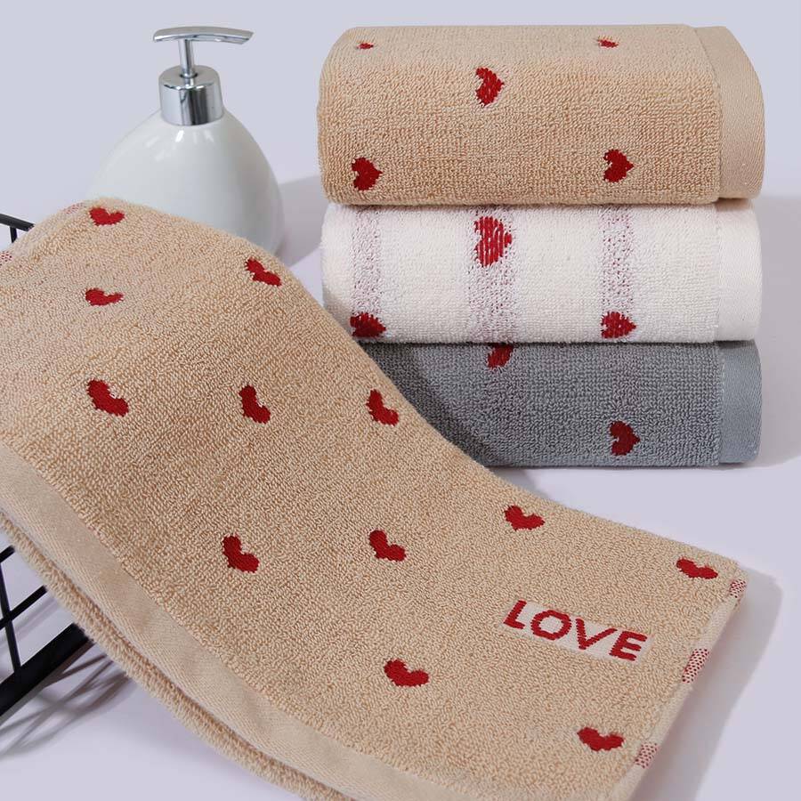 Pure Cotton Couple Embroidery Household Towels - Eshtree