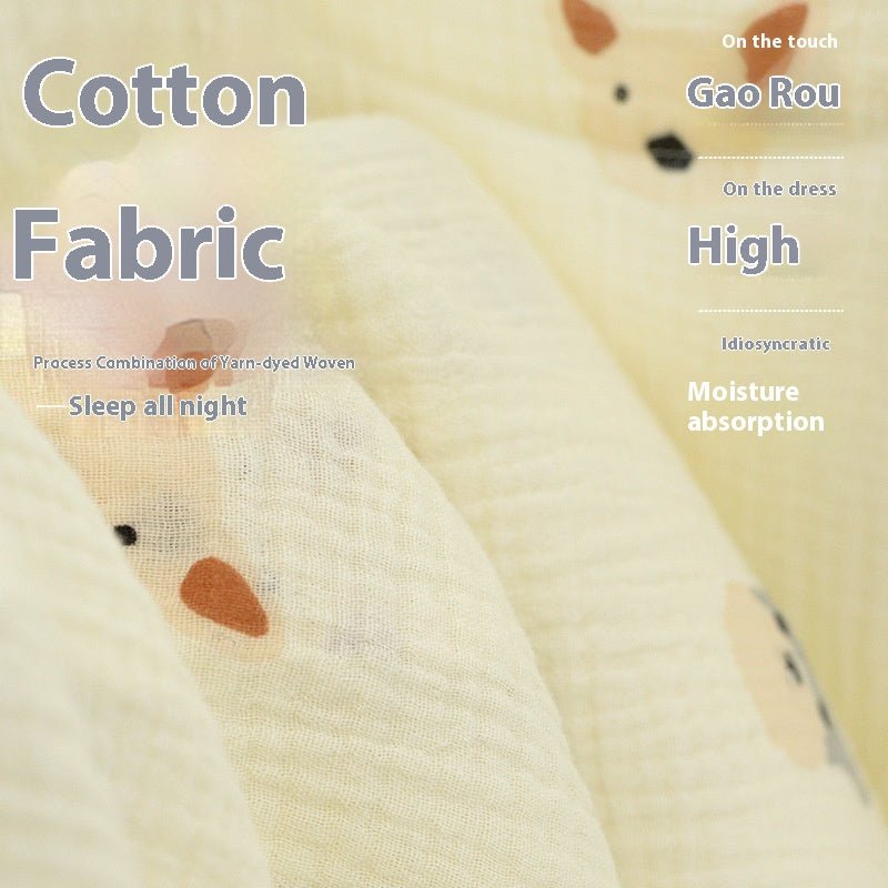 Pure Cotton Double - layer Gauze Pajamas For Women - Eshtree