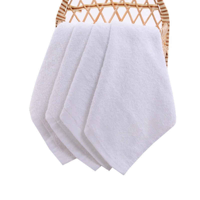Pure Cotton Kindergarten White Square Towel - Eshtree
