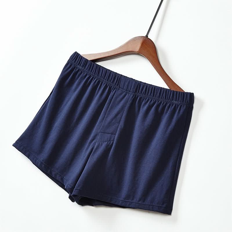 Pure Cotton Men's Boxer Briefs Loose Home Comfort Plus Size - Eshtree