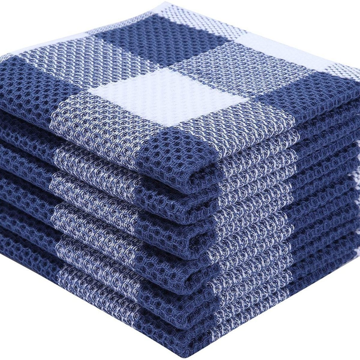 Pure Cotton Thickened Waffle - knit Kitchen Towelabsorbent And Colorfast - Eshtree