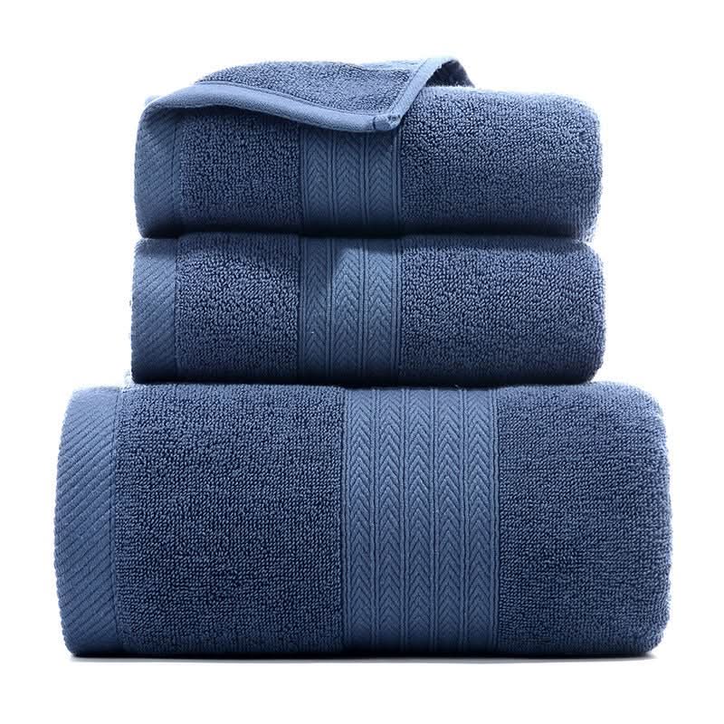 Pure Cotton Towels Three - piece With Hand Bath Towel Class - Eshtree