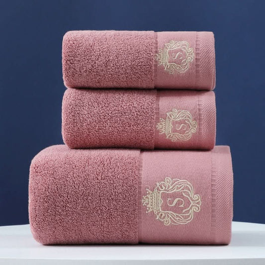 Pure Cotton Towels Three - piece With Hand Bath Towel Class - Eshtree